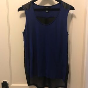 Royal Blue High Low Tank